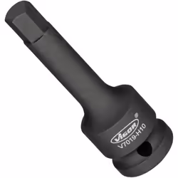 Vigor V7019-H10, Douille à choc, Noir, 1 tête(s), 1/2", Métrique, 10 mm