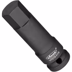 Vigor V7019-H19, Douille à choc, Noir, 1 tête(s), 1/2", Métrique, 19 mm
