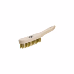 • Brosse à main en bois de hêtre • Traitement doux des surfaces sensibles. • Poils en laiton • Fil : 0,30 mm • 4 ra ...