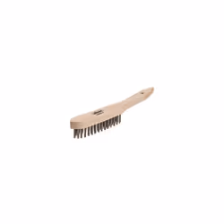 Quatre rangées Pour travailler l'acier Manche en bois de hêtre Épaisseur du fil : 0,3 mm. Longueur : 150 mm.