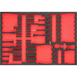 Vigor - Garniture en mousse souple ∙ vide ∙ V6813-L ∙ l x l x h : 563 mm x 393 mm x 35 mm