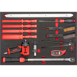 Jeu d'outils pour roues / pneus ∙ V6812 ∙ 13 pièces ∙ Nombre d'outils : 13