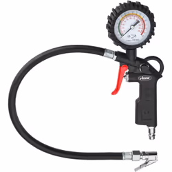 Vigor - V6905 pneu de pneu (0-8,5 bar, tuyau extra long 500 mm, poids 0,49 kg) noir/rouge