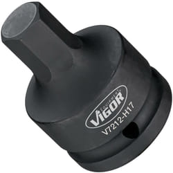 Vigor - Douille mâle à chocs à 6 pans intérieurs ∙ V7212-H17 ∙ Carré creux 3/4 pouce (20 mm) ∙ Profil à 6 pans intérieurs ∙ Taille 17 mm