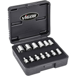 Vigor Jeu de douilles 1/4 (6.3 mm) V7514/13