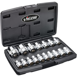 Jeu de clés à douilles à 12 pans ∙ V7512/17 ∙ Carré creux 1/2 pouce (12,5 mm) ∙ Profil à 12 pans extérieurs ∙ 17 pièces ∙ 8 – 32 mm ∙ Nombre d'outils