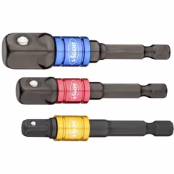 Informations techniques Propulseur : 1/4" (6.3 mm) Fonctionnalités Pour commande manuelle, visseuse électrique et perceusesEn ...