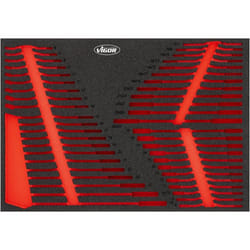 Vigor V6724n Jeu De 45 Clés Mixtes À Cliquet Et Clés Mixtes 6 X 7 À 30 X 32 Mm