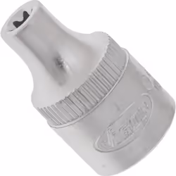 Entraînement : Carré creux 3/8 pouce (10 mm) Sortie : Profil TORX® extérieur Taille: ∙ E5 Dimensions: 28 mm Dimensions 28 mm  ...