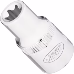 Entraînement : Carré creux 1/2 pouce (12,5 mm) Sortie : Profil TORX® extérieur Taille: ∙ E12 Dimensions: 38 mm Dimensions 38  ...