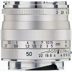 Carl Zeiss Planar T* 2/50 ZM MILC Argent