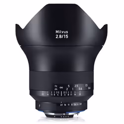 Carl Zeiss Milvus 2.8/15 mm ZF.2 SLR Objectif super large Noir