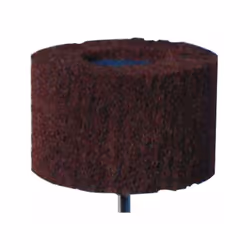 Abrasif webrax. Support fibres de synthèse sur tige diamêtre 6 mm. Utilisation sur meuleuse droite, ponçage fin des surfaces  ...