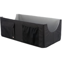 TRIXIE 13178 couverture pour chiens pour coffres et sièges Ceinture de sécurité pour voiture Polyester Noir, Gris