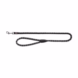 TRIXIE Cavo, Chien, Laisse standard, Noir, Gris, Cordon, S-M, 1 m