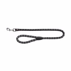 TRIXIE 144220, Chien, Laisse standard, Graphite, Noir, Cordon, L-XL, 1 m