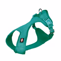 TRIXIE Comfort Soft Touring Harness, Chien, S, Vert, Monochromatique, 3,3 cm, 5 cm