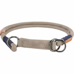 Collier pour chien semi-étrangleur, en cuir Trixie Be Nordic