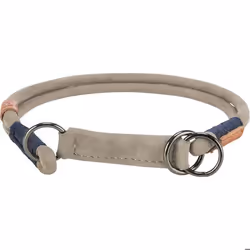 Collier pour chien semi-étrangleur, en cuir Trixie Be Nordic