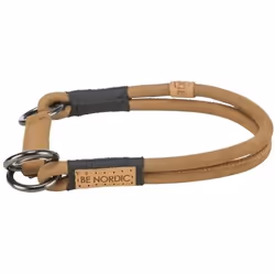 Collier pour chien semi-étrangleur, en cuir Trixie Be Nordic