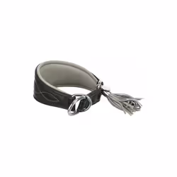 TRIXIE Collier Active Comfort pour lévrier avec stop traction, Chien, Collier standard, Noir, Gris, Cuir, Monochromatique, XS ...