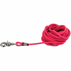 TRIXIE Laisse à pister, ronde, Chien, Fuchsia, Cordon, Monochromatique, S-L, 5 m