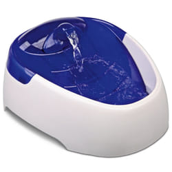 TRIXIE 24462 gamelle et abreuvoir pour chiens et chats Plastique Bleu, Blanc Universel Fontaine à eau automatique pour animaux de compagnie