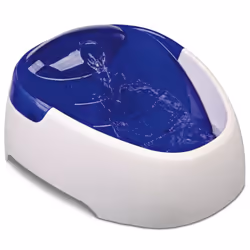 TRIXIE 24462 gamelle et abreuvoir pour chiens et chats Plastique Bleu, Blanc Universel Fontaine à eau automatique pour animaux de compagnie