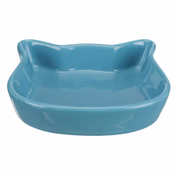 TRIXIE 24497, Chat, Bleu, Gamelle à nourriture pour animaux de compagnie, Monochromatique, 0,25 L