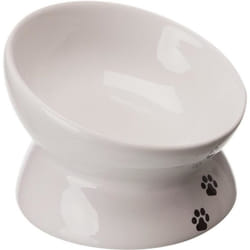 Lot de 4 gamelles pour chat augmentée en céramique Trixie