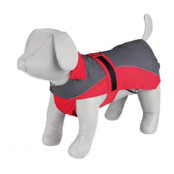 TRIXIE 30270 manteau d’extérieur pour chiens et chats Gris, Rouge Polyester Chien Imperméable