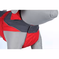 TRIXIE 30274 manteau d’extérieur pour chiens et chats Gris, Rouge Polyester Chien Imperméable