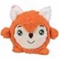 Jouet peluche pour chien renard rond Trixie (x2)