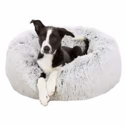 TRIXIE 37318, Oreiller pour animaux de compagnie, Intérieure, Chien, Noir, Blanc, Rond, Monochromatique