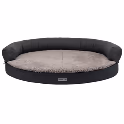 TRIXIE Bendson, Lit traversin pour animaux de compagnie, Intérieure, Chien, Gris, Ovale, Monochromatique