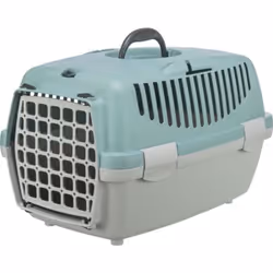 Box de transport - TRIXIE - Capri 1 - XS : 32 x 31 x 48 cm - Gris clair / Sauge