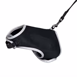 TRIXIE 41895, Chat, Harnais abdominal, Noir, Nylon, Monochromatique, 36 cm