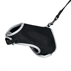 TRIXIE 41895 harnais pour chiens et chats Noir Nylon Chat Harnais abdominal