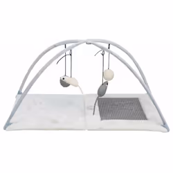 Tapis griffoir. sisal/peluche. avec jouets suspendus à un fil. pliable et peu encombrant. Dimensions: 60 × 33 × 42 cm. Colori ...