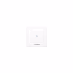Homematic IP HMIP-WRC2, Blanc, Interrupteur à pied, CE, 86 mm, 86 mm, 82 g