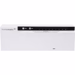 Homematic IP 142981A0, Actionneur de chauffage, 10 canaux, 270 m, IP20, Blanc, Homematic