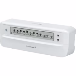 Homematic IP HMIP-FALMOT-C12, Actionneur de chauffage, LCD, 12 canaux, 869,65 MHz, 320 m, IP20
