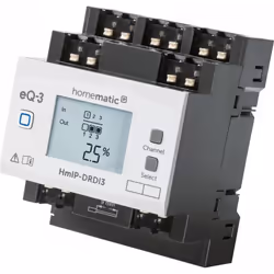 Homematic IP HMIP-DRDI3 Monté sur rail DIN Actionneur variateur 3 canaux