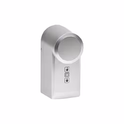 Homematic IP HmIP-DLD-S, Verrou de porte intelligent, Sans clé, Contrôle distance, Argent, IP20, AA, 3 pièce(s)