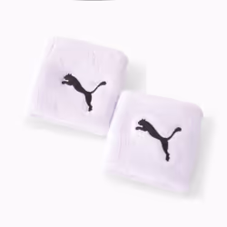 PUMA Cat Wristband, Sport wristband, Blanc, Coton, Nylon, Caoutchouc, Unisexe