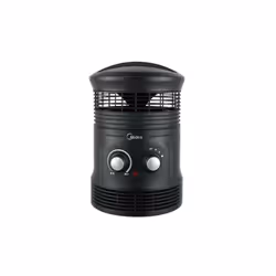 Midea NF18-17PA, Chauffage de ventilateur électrique, Intérieure, Sol, Table, Noir, Rotatif, 1800 W