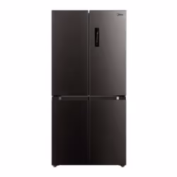 Midea MDRF632FIE28, Pose libre, Porte française, Noir, Sur la porte, RA600, 474 L