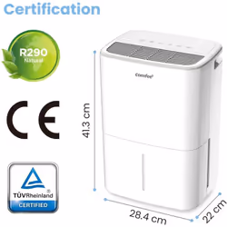 COMFEE Déshumidificateur CDDOE-10DEN7-QA3 COMFEE Déshumidificateur Portable 10L/Jour, 3 Modes au Choix, Réservoir Amobile 2,5 ...