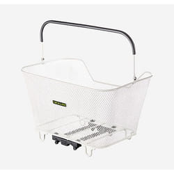 racktime 13005 Cadre Panier de vélo 20 L Métal Blanc