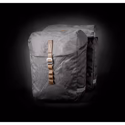 racktime Heda, Arrière, Sacoche pour bicyclette, Tissu, Cuir, Gris, 24 L, 140 mm